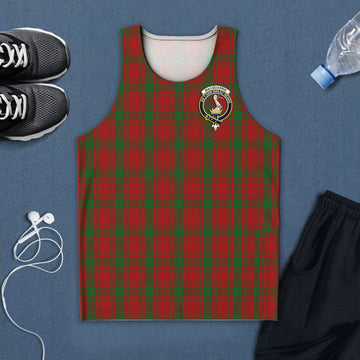 MacQuarrie (McQuarrie) Tartan Mens Tank Top with Family Crest 5XL - Tartan Vibes Clothing