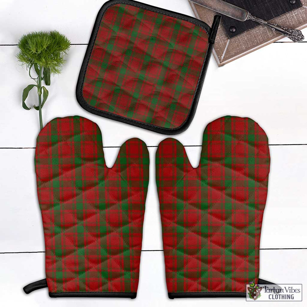 MacQuarrie (McQuarrie) Tartan Combo Oven Mitt & Pot-Holder Black - Tartan Vibes Clothing