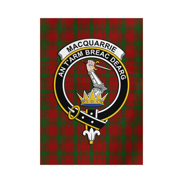 MacQuarrie (McQuarrie) Tartan Garden Flag with Family Crest - Tartan Vibes Clothing