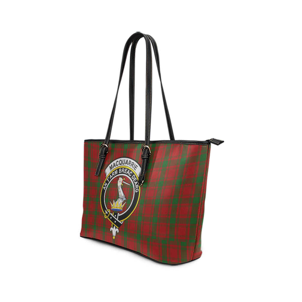 macquarrie-tartan-leather-tote-bag-with-family-crest