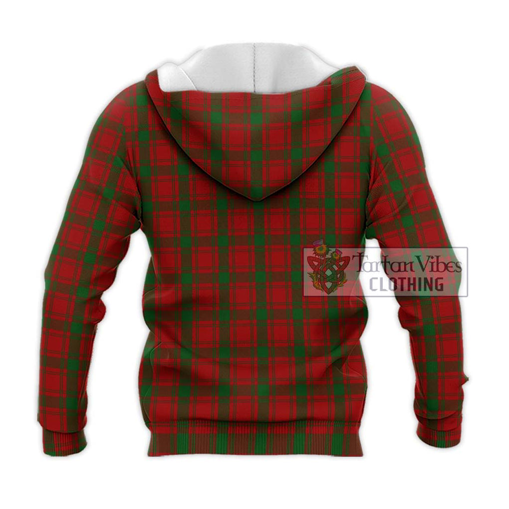 MacQuarrie (McQuarrie) Tartan Knitted Hoodie with Family Crest DNA In Me Style - Tartanvibesclothing Shop