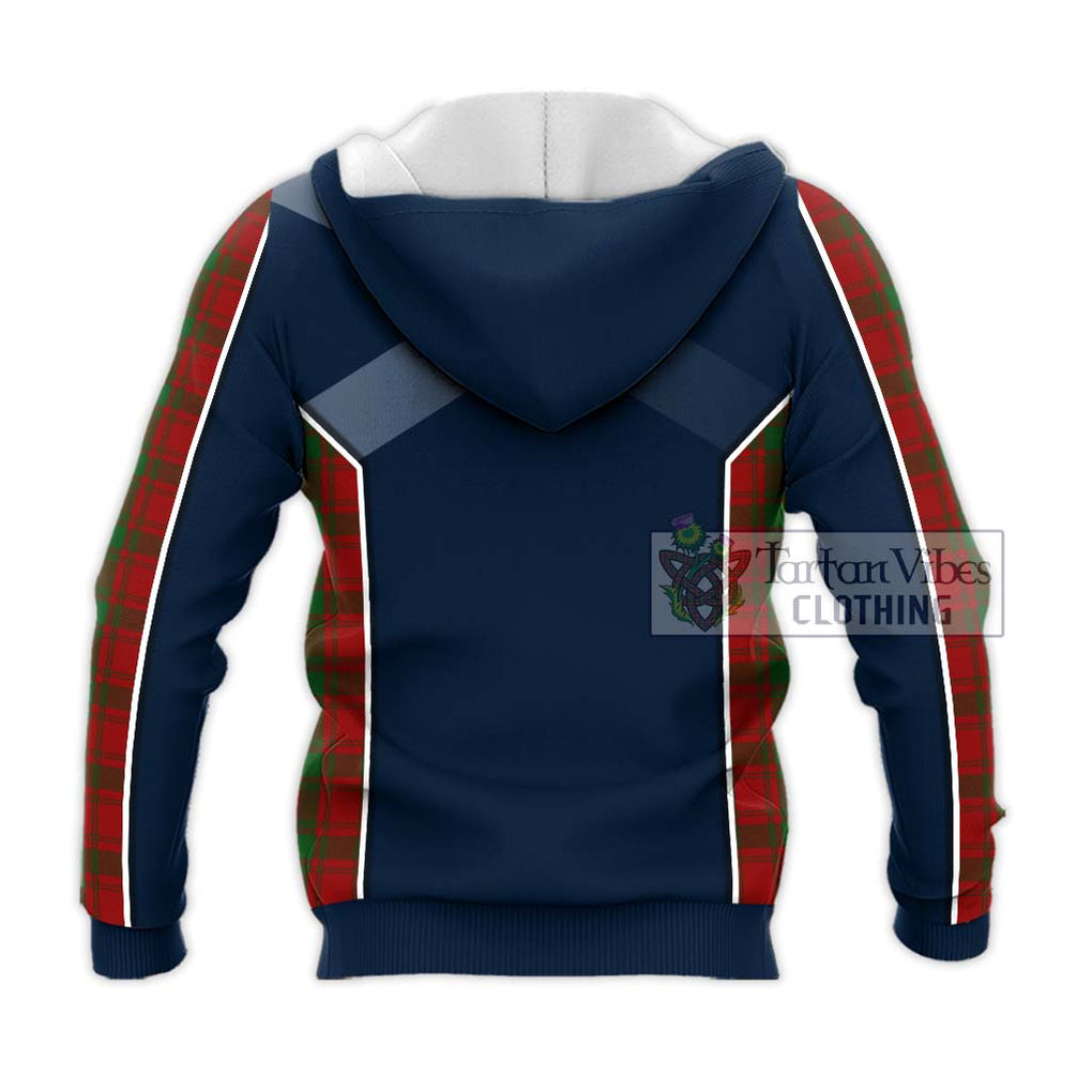 MacQuarrie (McQuarrie) Tartan Knitted Hoodie with Family Crest and Lion Rampant Vibes Sport Style - Tartan Vibes Clothing