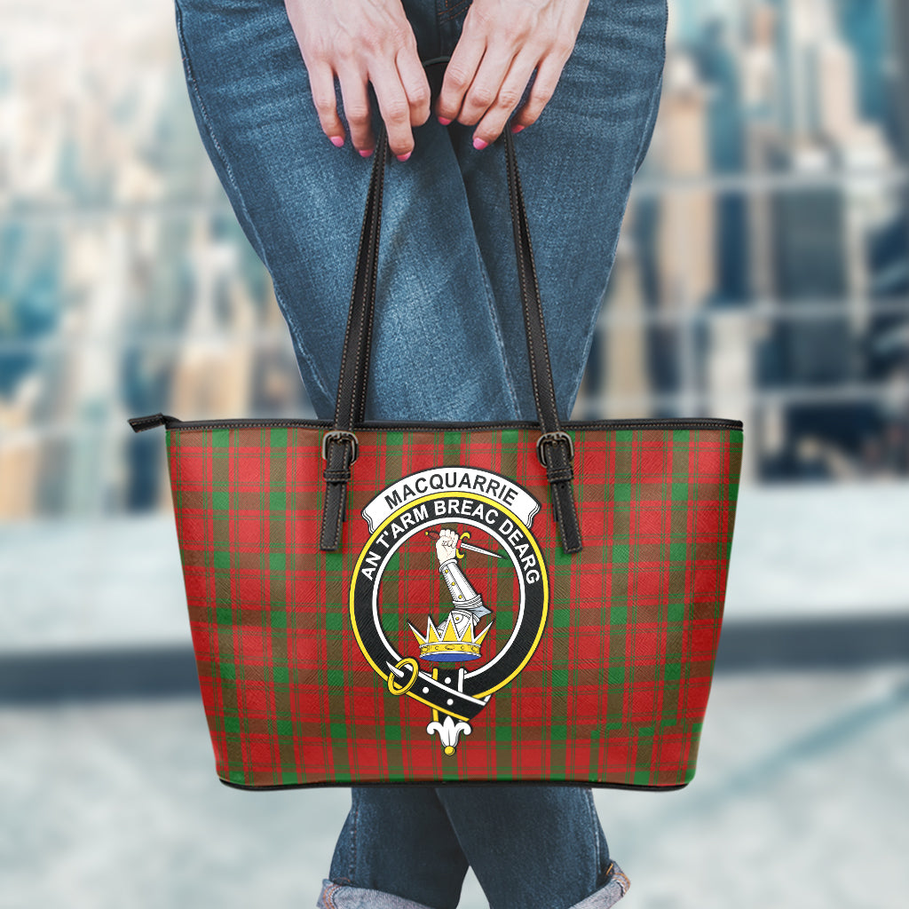 macquarrie-tartan-leather-tote-bag-with-family-crest