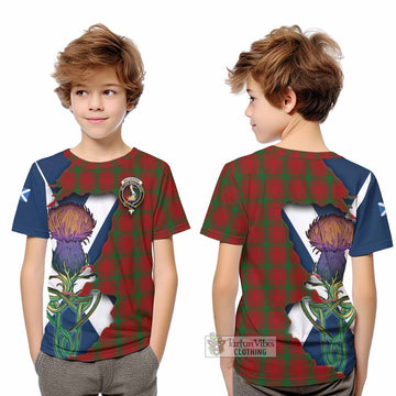 MacQuarrie (McQuarrie) Tartan Family Crest Kid T-Shirt Scottish Thistle Celtic Inspired - Tartan Vibes Clothing