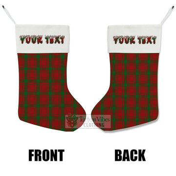 MacQuarrie (McQuarrie) Tartan Christmas Stocking with Personalized Text