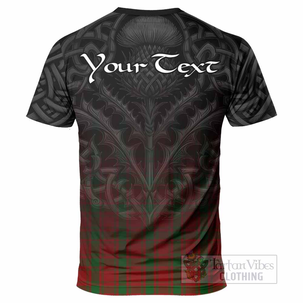 Tartan Vibes Clothing MacQuarrie (McQuarrie) Tartan T-Shirt with Family Crest Celtic Thistle Vibes