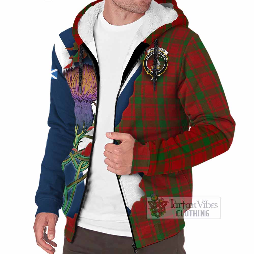 MacQuarrie (McQuarrie) Tartan Family Crest Sherpa Hoodie Scottish Thistle Celtic Inspired - Tartan Vibes Clothing