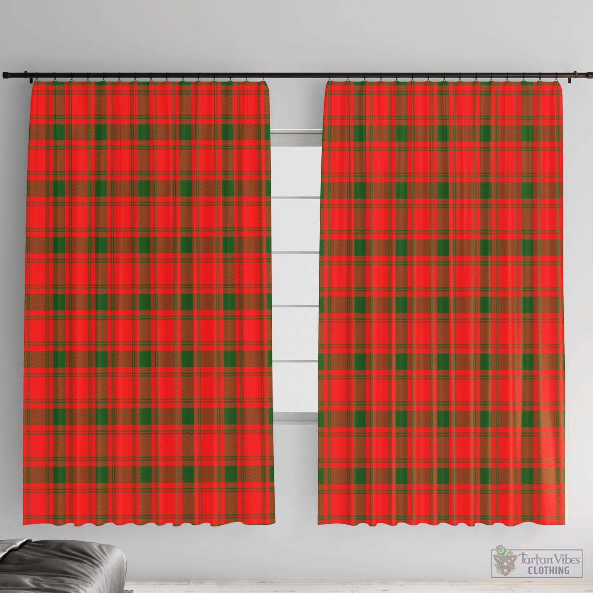 MacQuarrie Modern Tartan Window Curtain