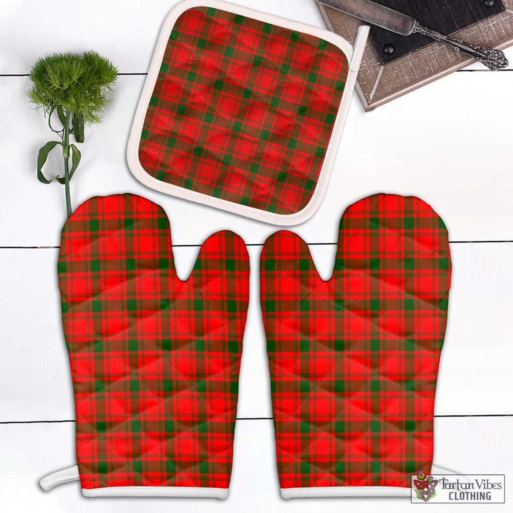 MacQuarrie Modern Tartan Combo Oven Mitt & Pot-Holder Combo 1 Oven Mitt & 1 Pot-Holder White - Tartan Vibes Clothing