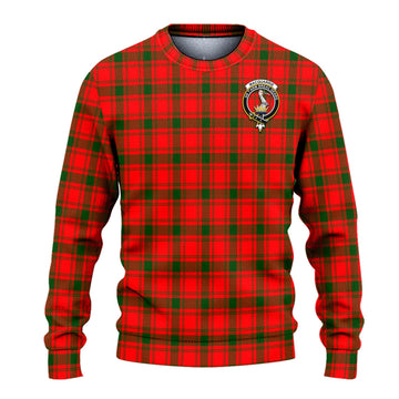 MacQuarrie Modern Tartan Ugly Sweater with Family Crest