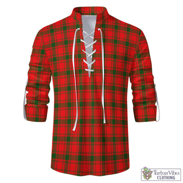 MacQuarrie Modern Tartan Men's Scottish Traditional Jacobite Ghillie Kilt Shirt