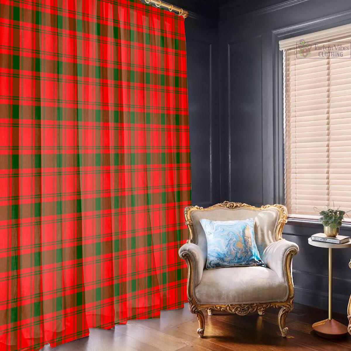 MacQuarrie Modern Tartan Window Curtain