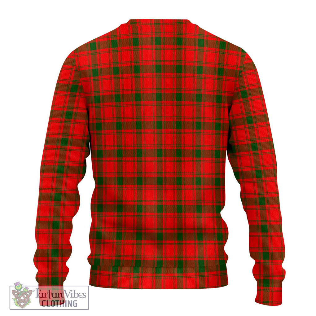 MacQuarrie Modern Tartan Knitted Sweater with Family Crest DNA In Me Style - Tartanvibesclothing Shop