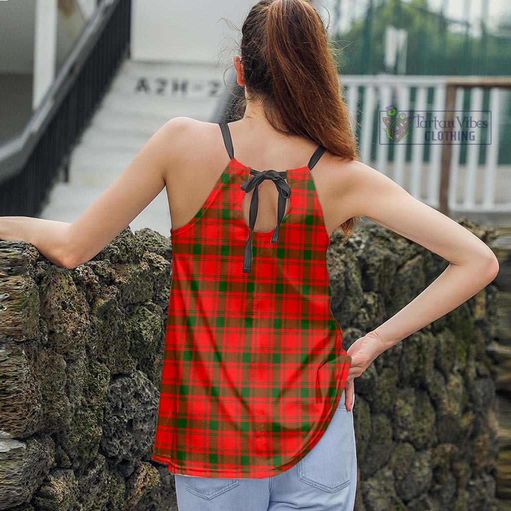 Tartan Vibes Clothing MacQuarrie Modern Tartan Loose Halter Neck Camisole