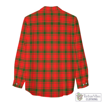 MacQuarrie Modern Tartan Women's Casual Shirt with Family Crest