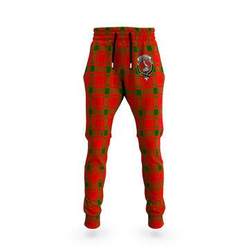 MacQuarrie Modern Tartan Joggers Pants with Family Crest