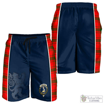 MacQuarrie Modern Tartan Men's Shorts with Family Crest and Lion Rampant Vibes Sport Style