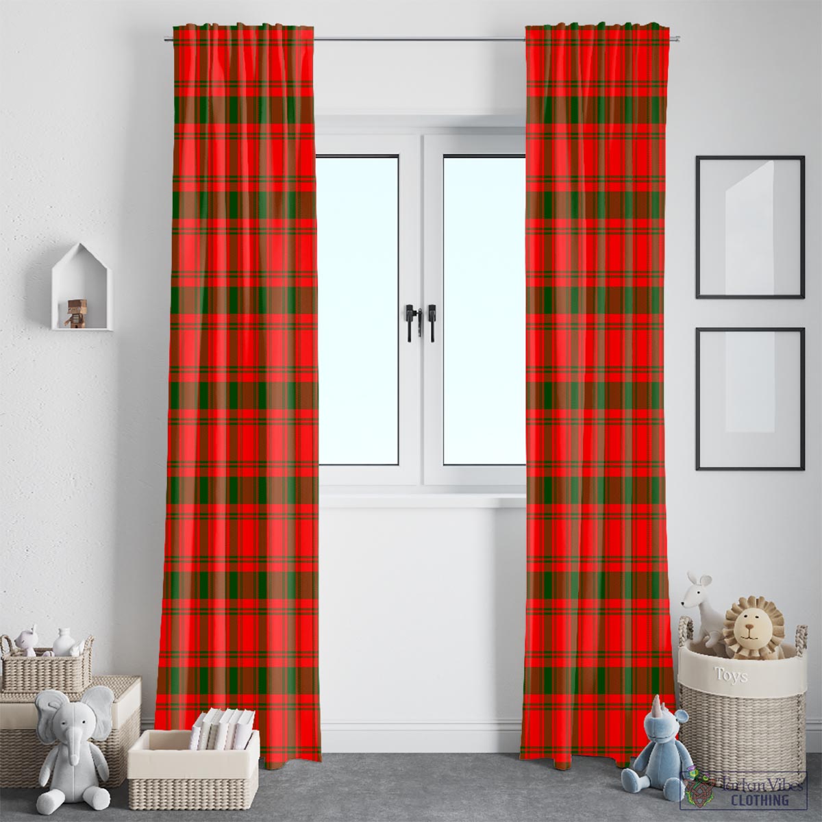 MacQuarrie Modern Tartan Window Curtain