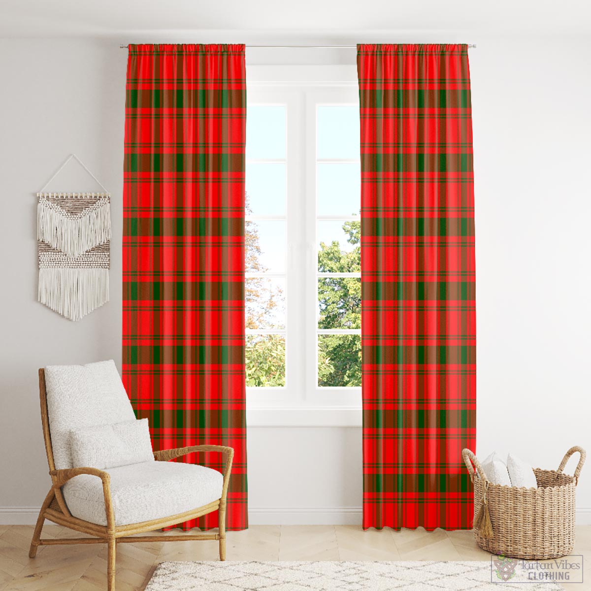 MacQuarrie Modern Tartan Window Curtain