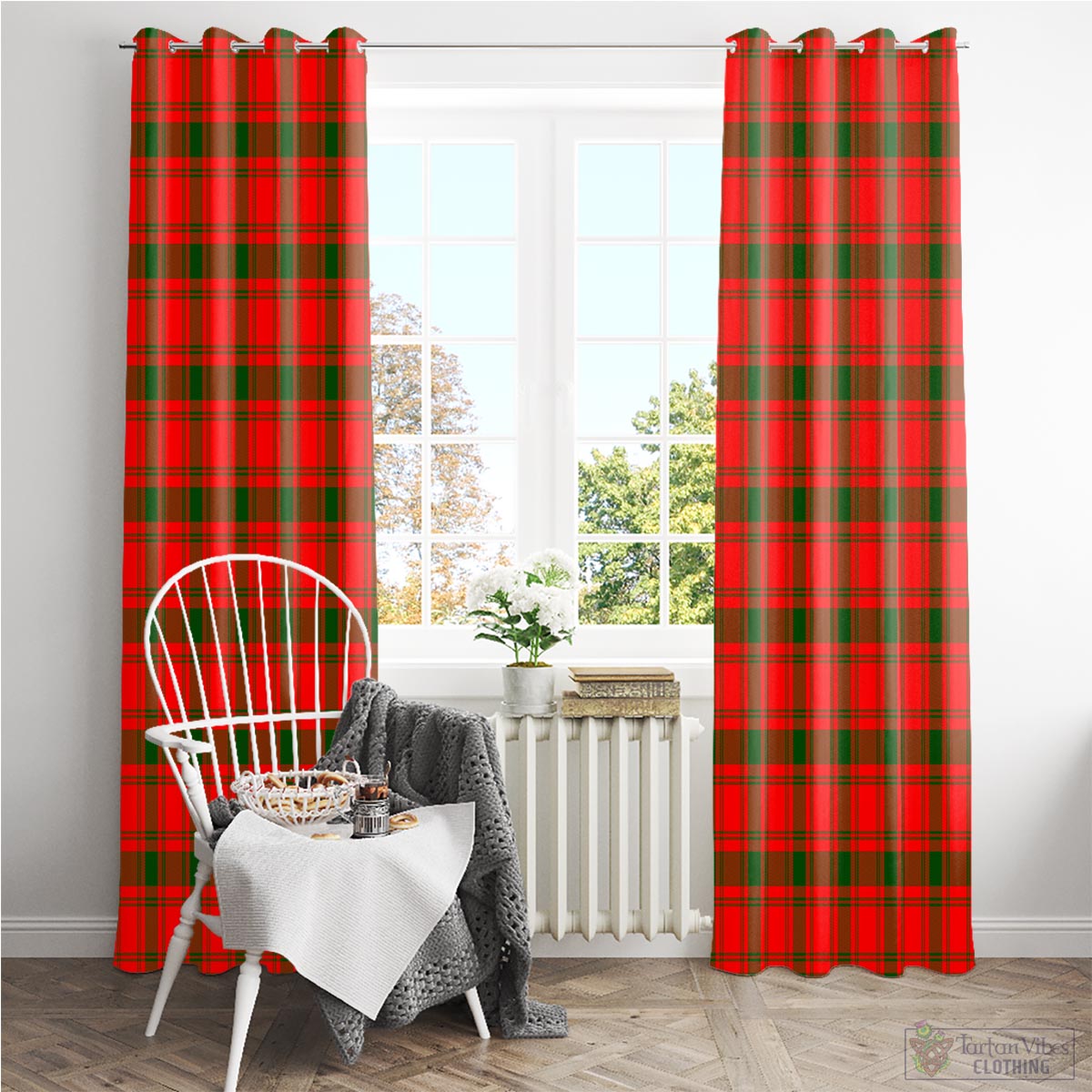 MacQuarrie Modern Tartan Window Curtain