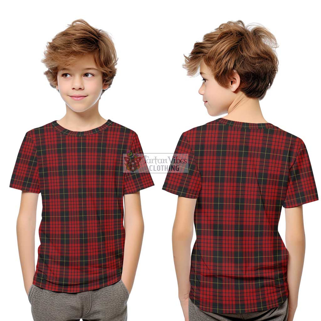 MacQueen (McQueen) Tartan Kid T-Shirt Youth XL Size14 - Tartanvibesclothing Shop