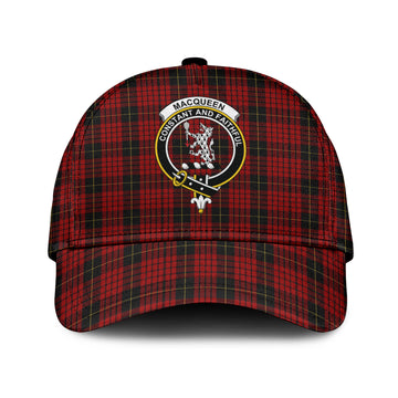 MacQueen (McQueen) Tartan Classic Cap with Family Crest