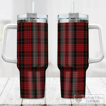 MacQueen (McQueen) Tartan Tumbler with Handle One Size 40 OZ - Tartan Vibes Clothing