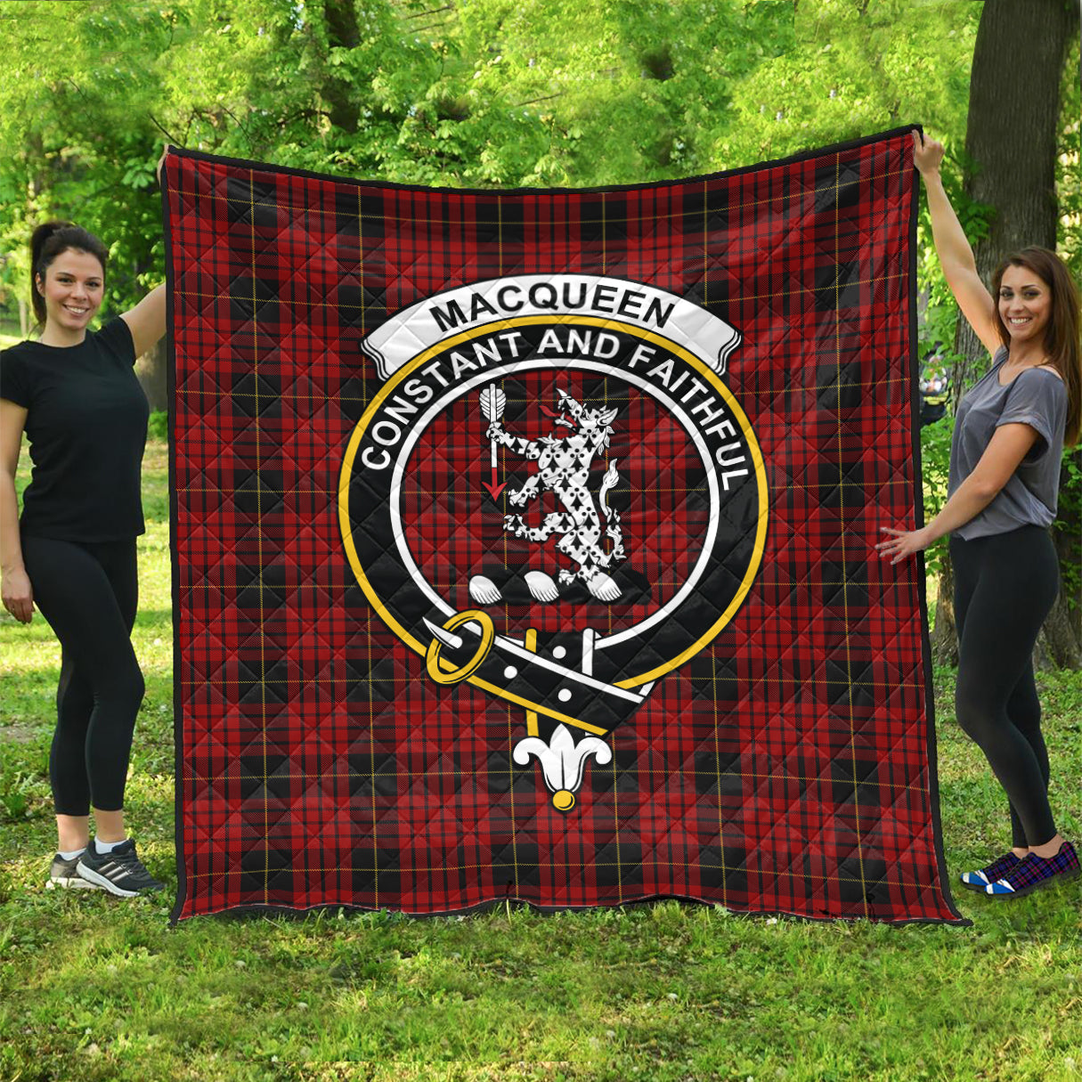 macqueen-tartan-quilt-with-family-crest