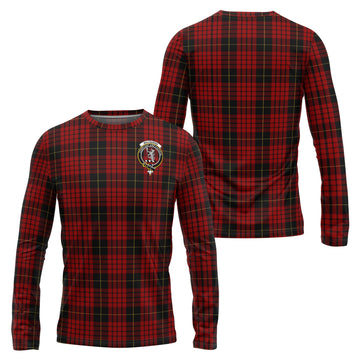 MacQueen (McQueen) Tartan Long Sleeve T-Shirt with Family Crest