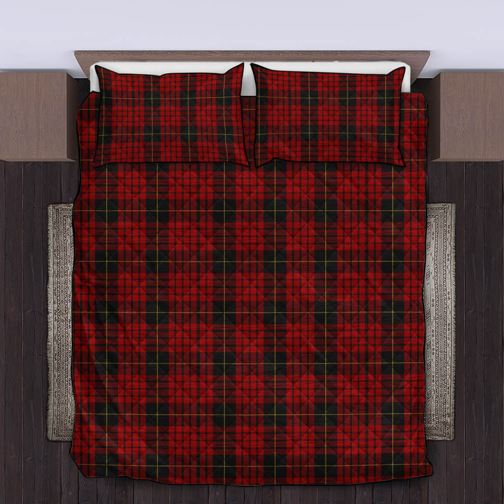 MacQueen (McQueen) Tartan Quilt Bed Set King - Tartan Vibes Clothing