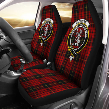 MacQueen (McQueen) Tartan Car Seat Cover with Family Crest One Size - Tartan Vibes Clothing