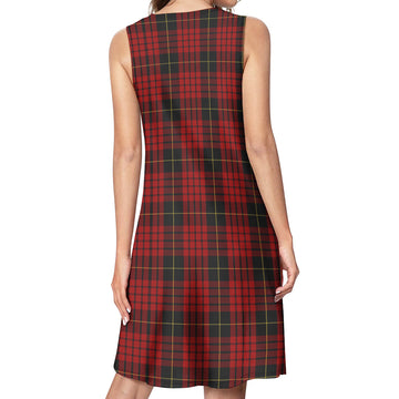 MacQueen (McQueen) Tartan Womens Casual Dresses