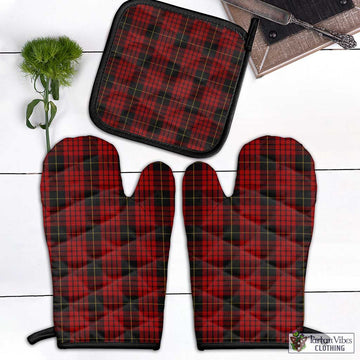 MacQueen (McQueen) Tartan Combo Oven Mitt & Pot-Holder Black - Tartan Vibes Clothing