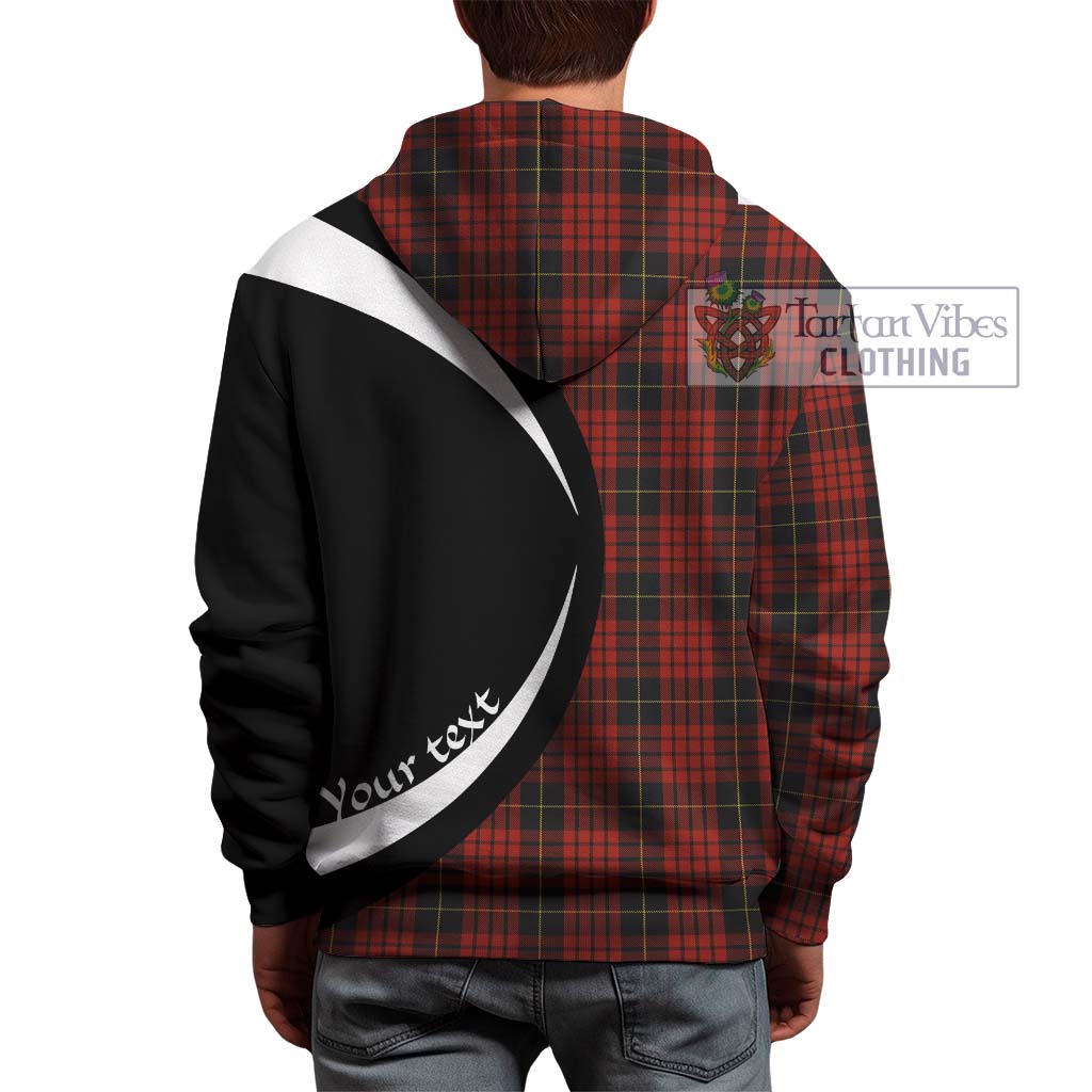 MacQueen (McQueen) Tartan Hoodie with Family Crest Circle Style - Tartan Vibes Clothing