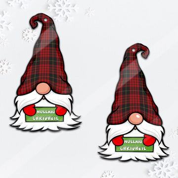 MacQueen (McQueen) Gnome Christmas Ornament with His Tartan Christmas Hat