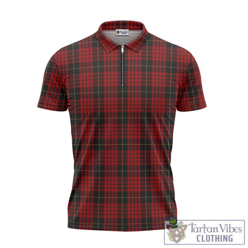 MacQueen (McQueen) Tartan Zipper Polo Shirt