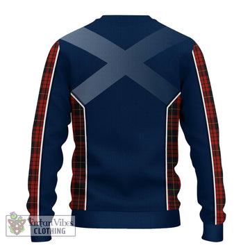 MacQueen (McQueen) Tartan Ugly Sweater with Family Crest and Lion Rampant Vibes Sport Style