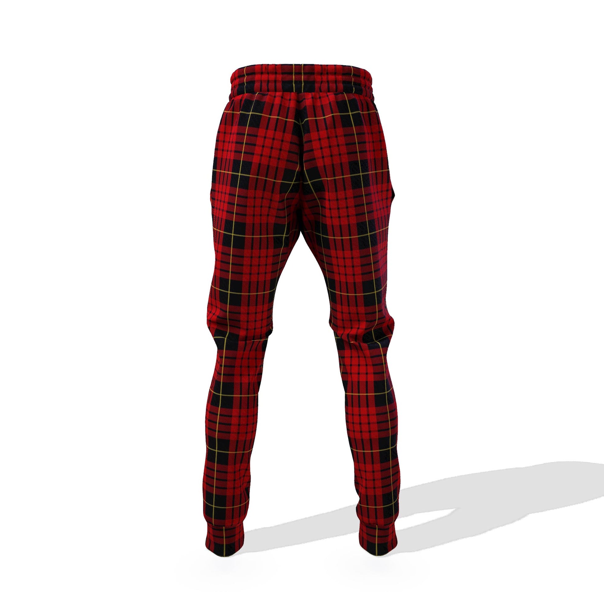 MacQueen (McQueen) Tartan Joggers Pants with Family Crest 6XL - Tartan Vibes Clothing