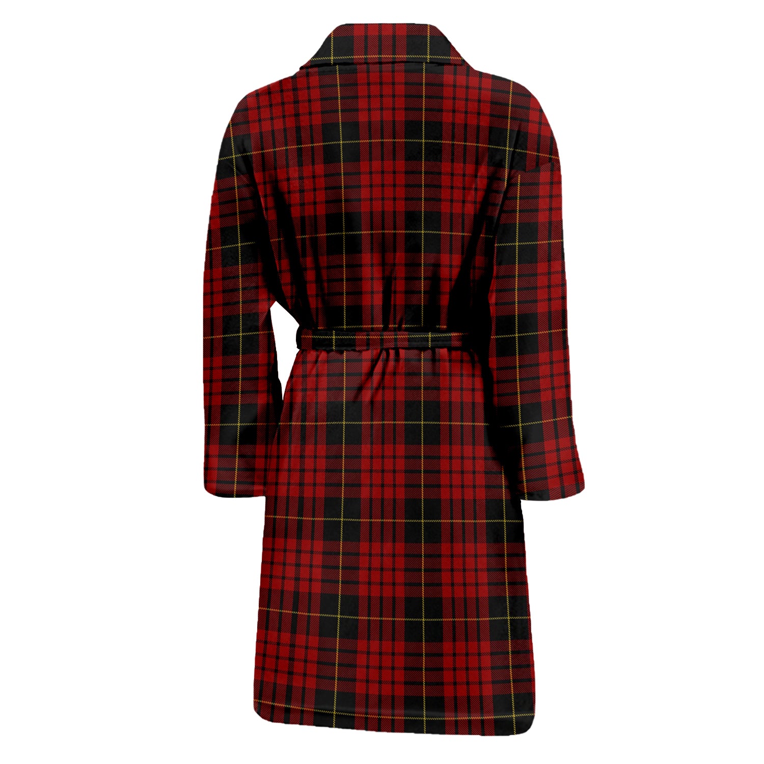 MacQueen (McQueen) Tartan Bathrobe with Family Crest - Tartan Vibes Clothing