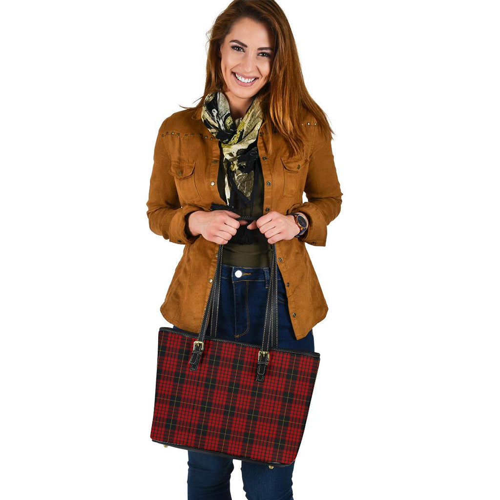 MacQueen (McQueen) Tartan Leather Tote Bag - Tartan Vibes Clothing
