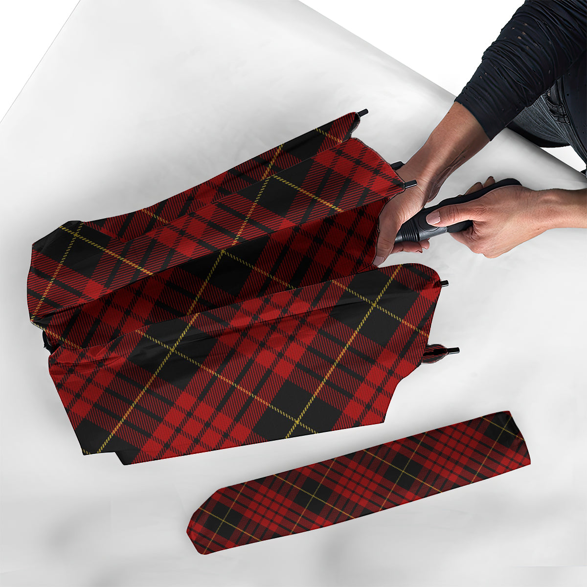 MacQueen Tartan Umbrella - Tartanvibesclothing