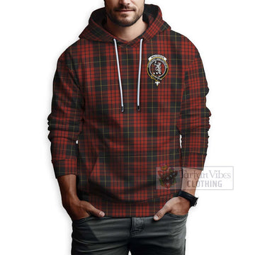 MacQueen (McQueen) Tartan Hoodie with Family Crest Celtic Skull Style