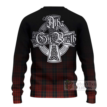 MacQueen (McQueen) Tartan Ugly Sweater Featuring Alba Gu Brath Family Crest Celtic Inspired