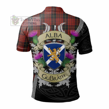 MacQueen (McQueen) Tartan Family Crest Polo Shirt Lion Rampant Royal Thistle Shield Celtic Inspired - Tartan Vibes Clothing