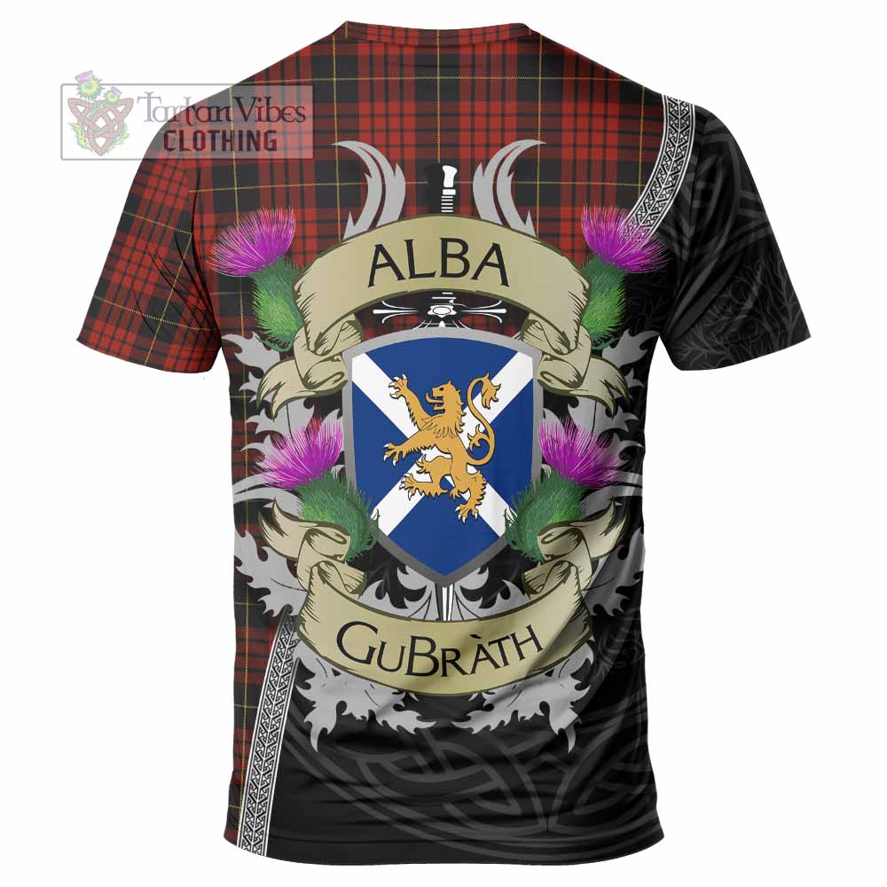 MacQueen (McQueen) Tartan Family Crest T-Shirt Lion Rampant Royal Thistle Shield Celtic Inspired - Tartan Vibes Clothing