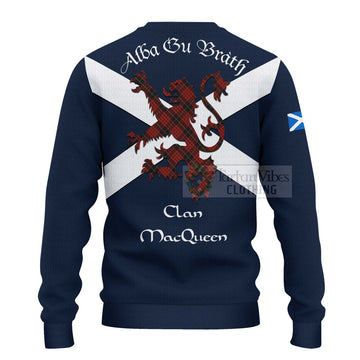 MacQueen (McQueen) Tartan Lion Rampant Ugly Sweater Proudly Display Your Heritage with Alba Gu Brath and Clan Name