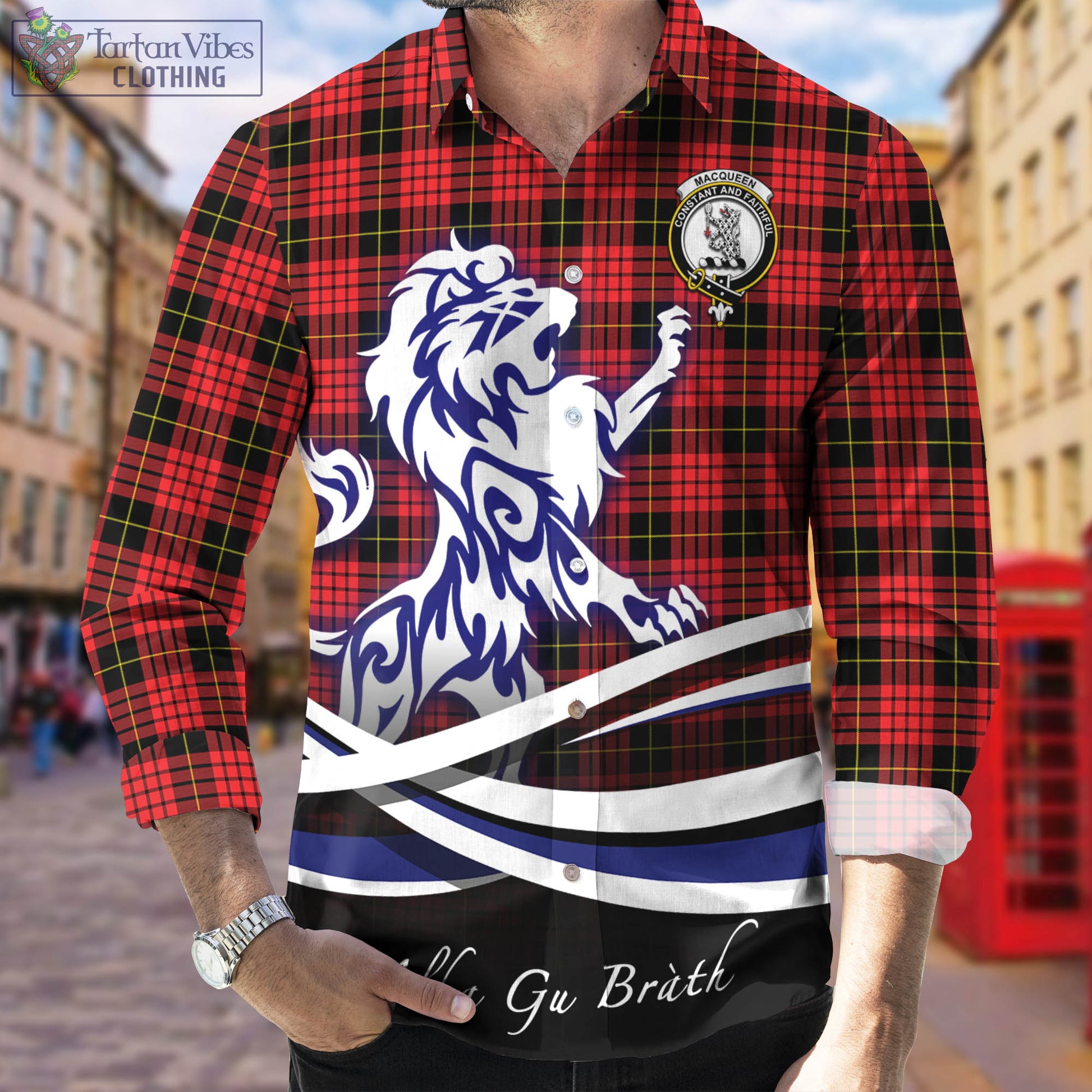 macqueen-modern-tartan-long-sleeve-button-up-shirt-with-alba-gu-brath-regal-lion-emblem