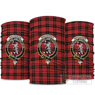 MacQueen Modern Tartan Neck Gaiters, Tartan Bandanas, Tartan Head Band with Family Crest