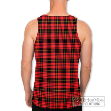 MacQueen Modern Tartan Men's Tank Top with Family Crest DNA In Me Style