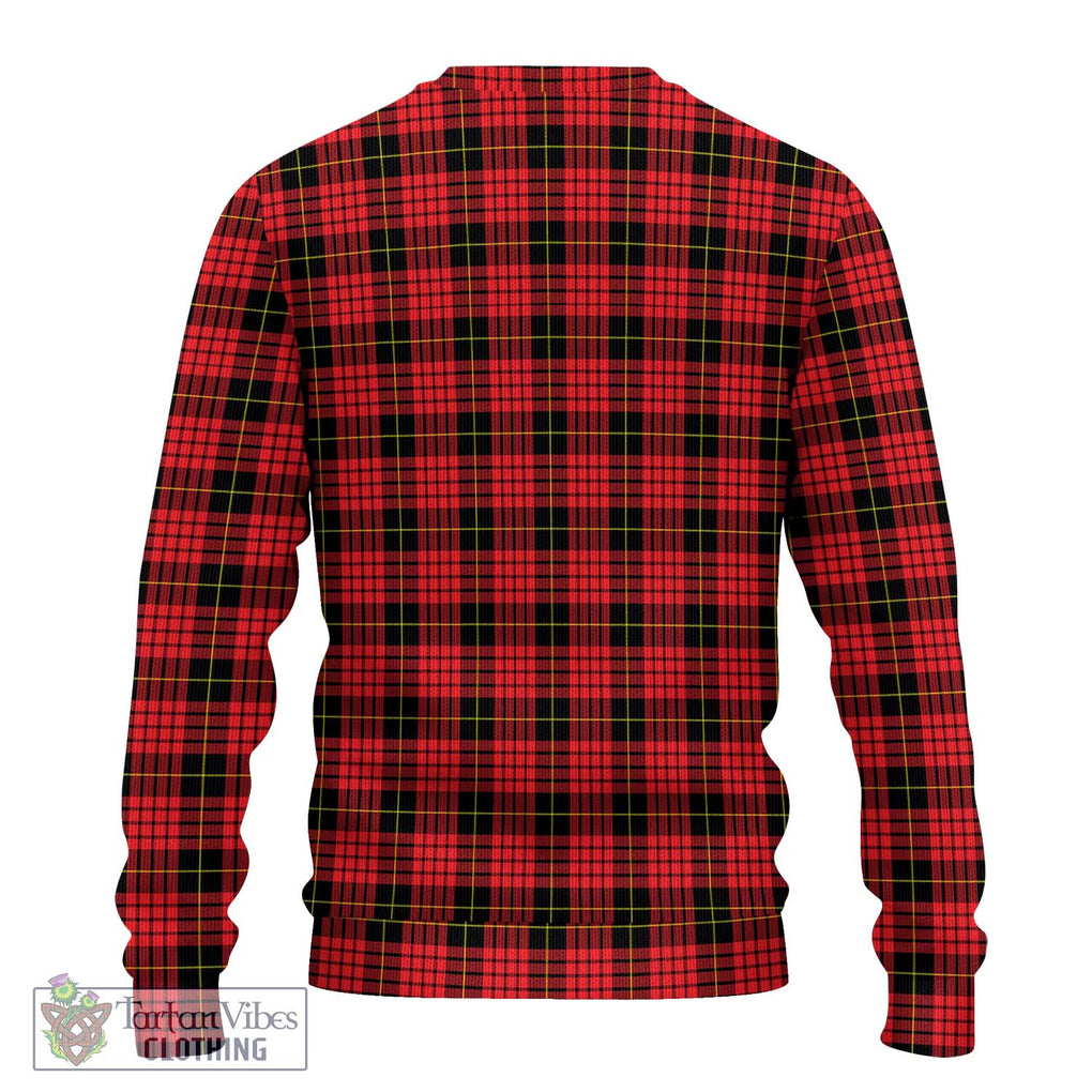 MacQueen Modern Tartan Knitted Sweater with Family Crest DNA In Me Style - Tartanvibesclothing Shop